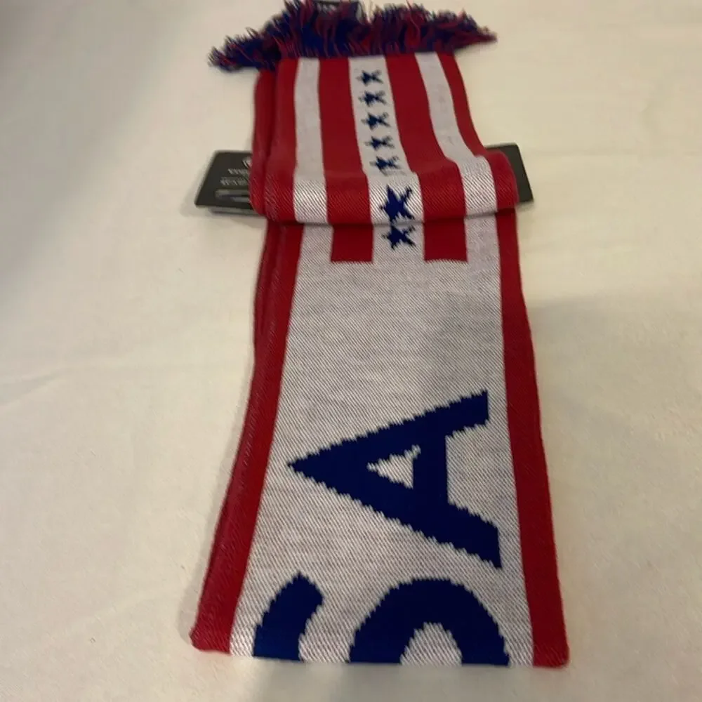 USA Forever Copa America Centenario Scarf USA 2016  collectibles Red Blue NWT